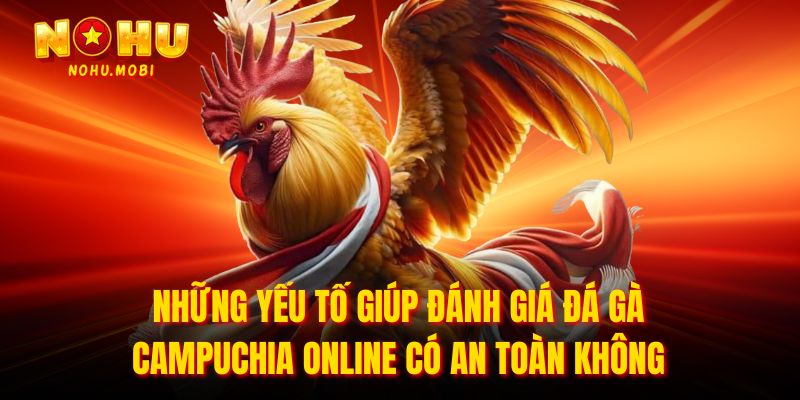 Những yếu tố giúp đánh giá Đá gà Campuchia online có an toàn không